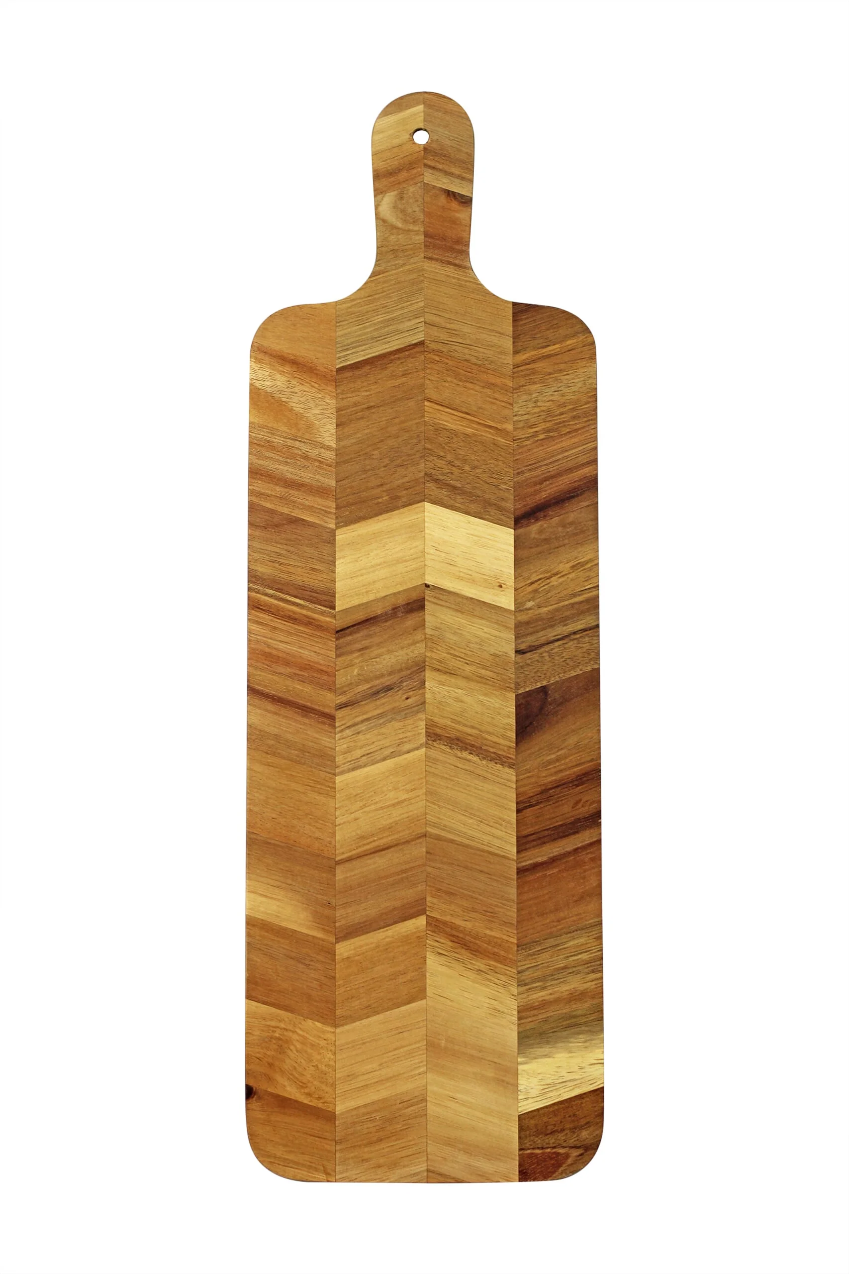 Herringbone Wooden Chopping Board - Medium - Image 4