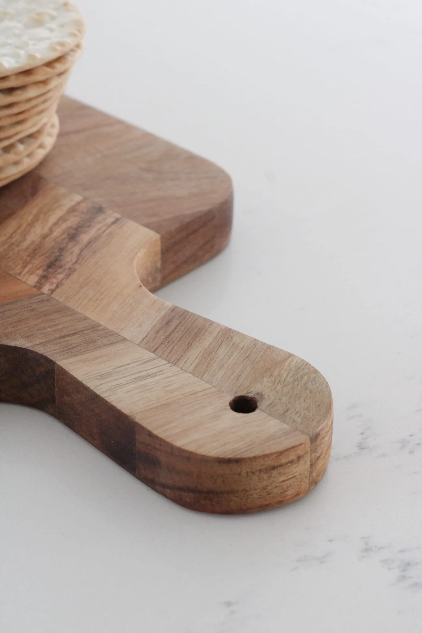 Herringbone Wooden Chopping Board - Medium - Image 5