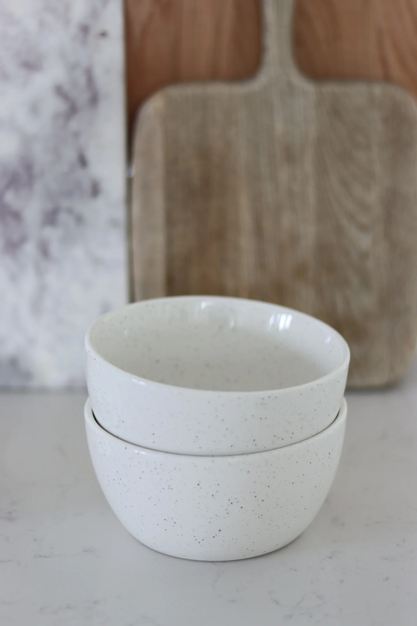 Ceramic Bowl Set – 2 Piece – Speckles - Image 2