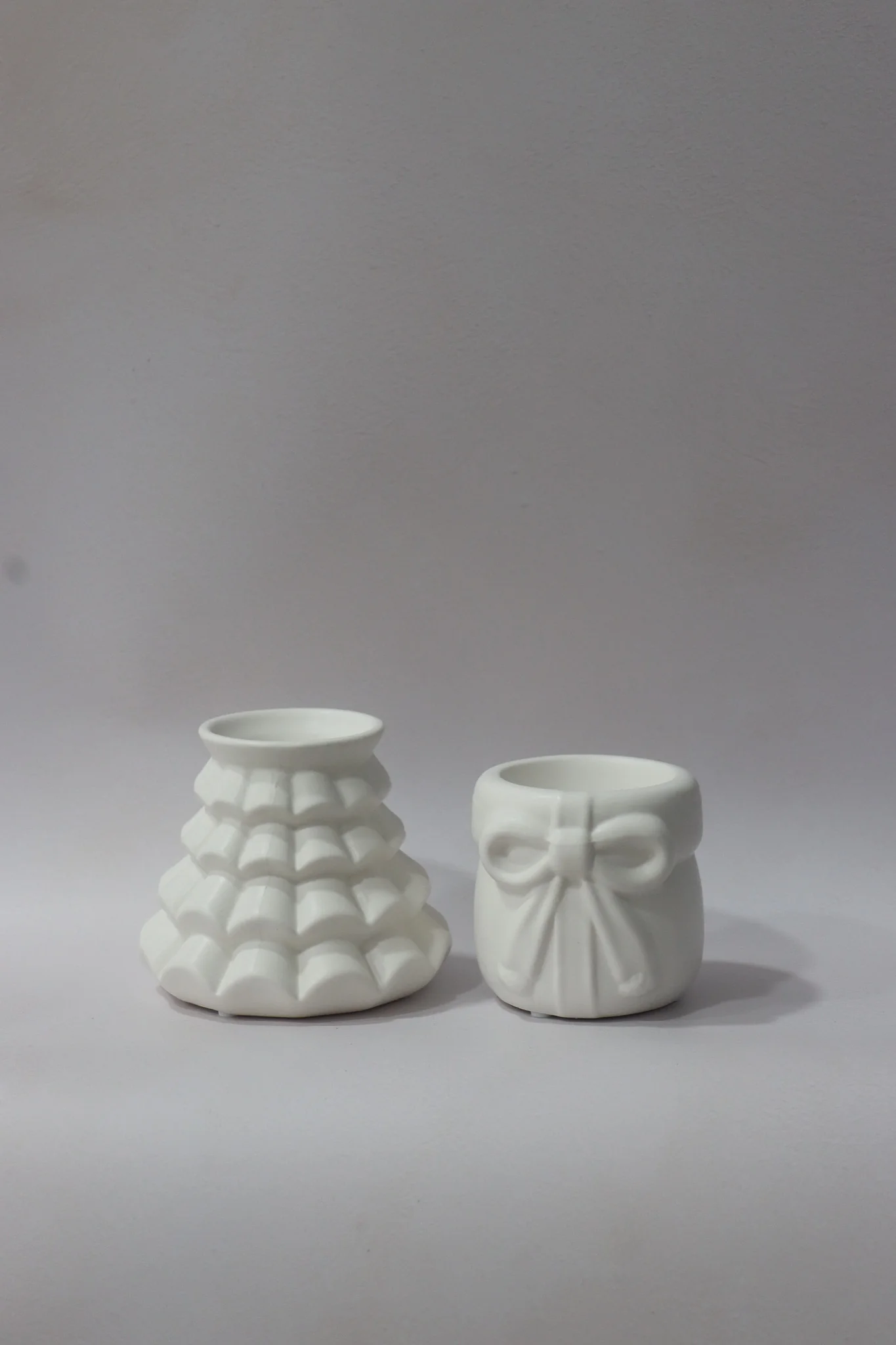 Ceramic Christmas Candle Holders - Mix 2