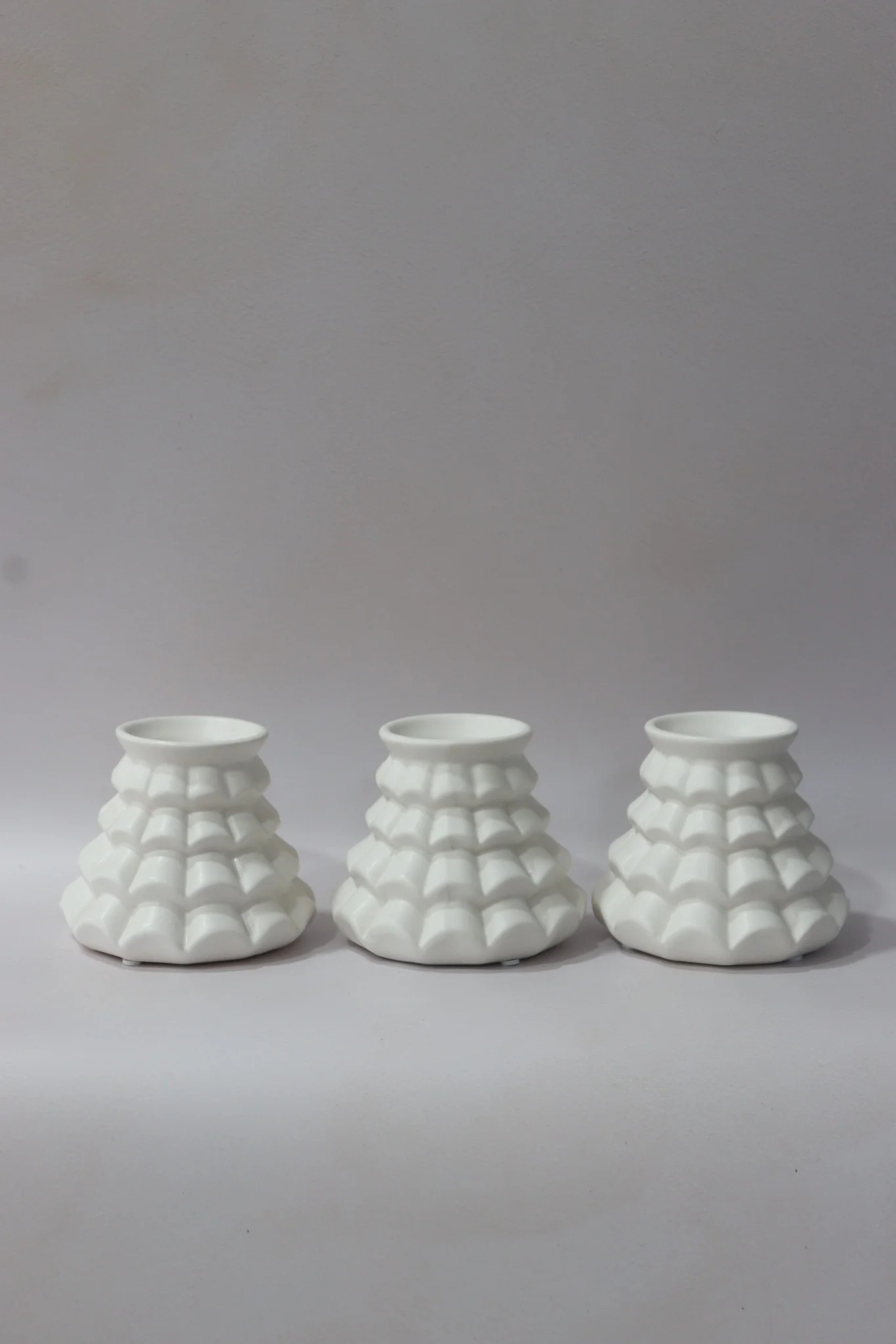 Ceramic Christmas Candle Holders - Mix 3