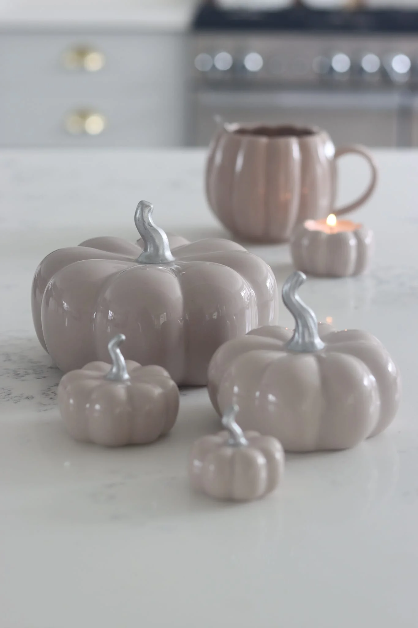 Ceramic Pumpkin Family - Autumn