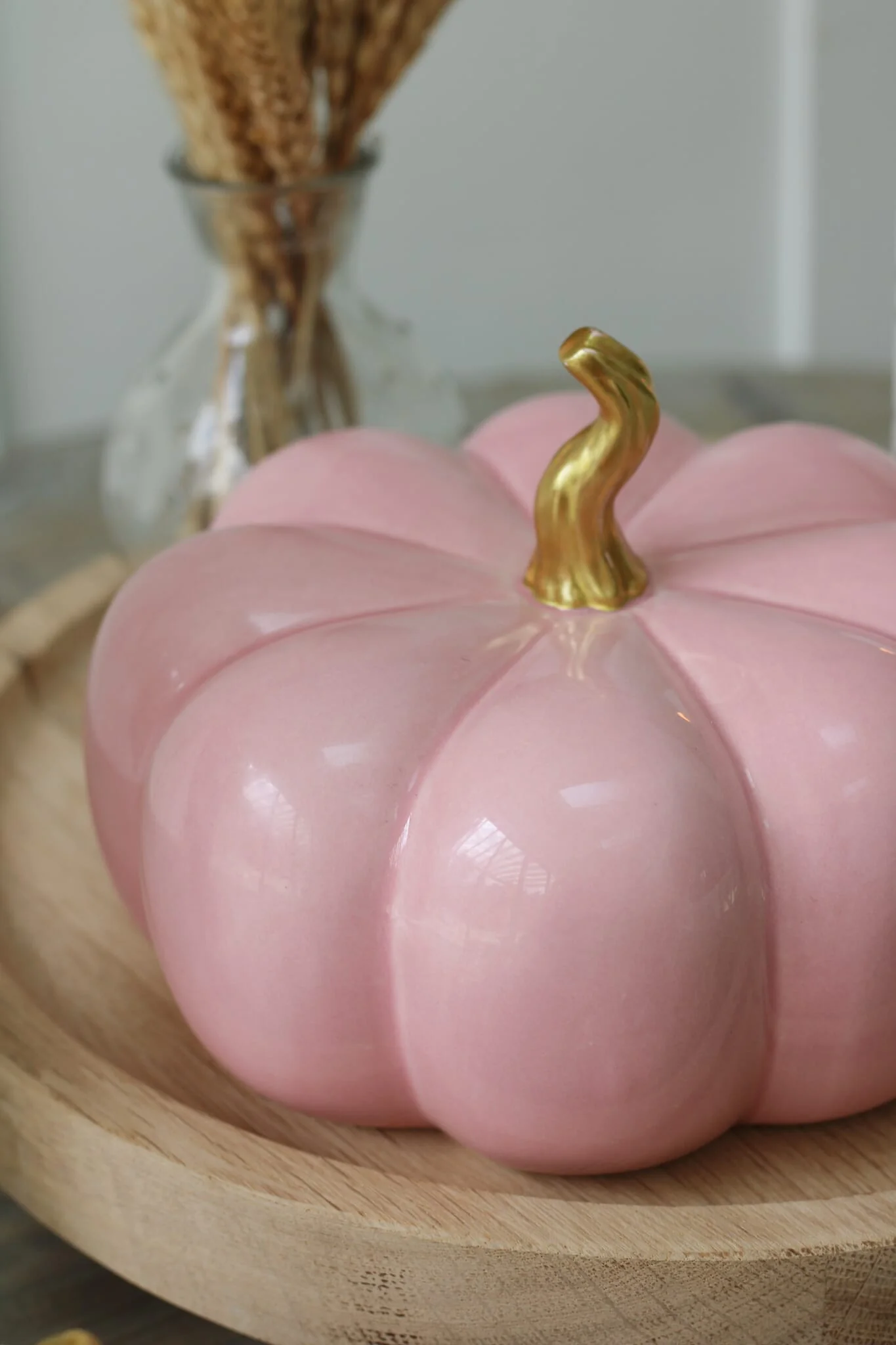 Ceramic Pumpkin Pink - Small 2 Pc Set - Image 7