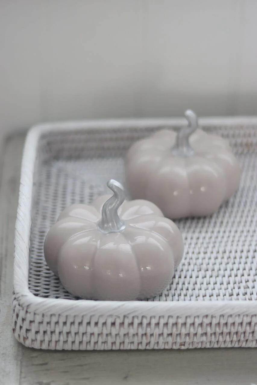 Ceramic Pumpkin Autumn - Medium 2PC - Image 3