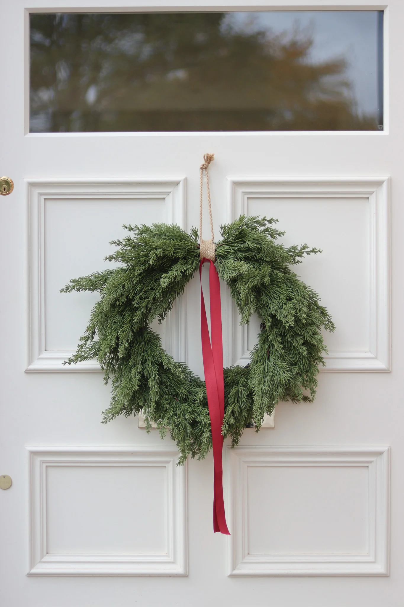 Faux Christmas Wreath - Conifer - Image 5