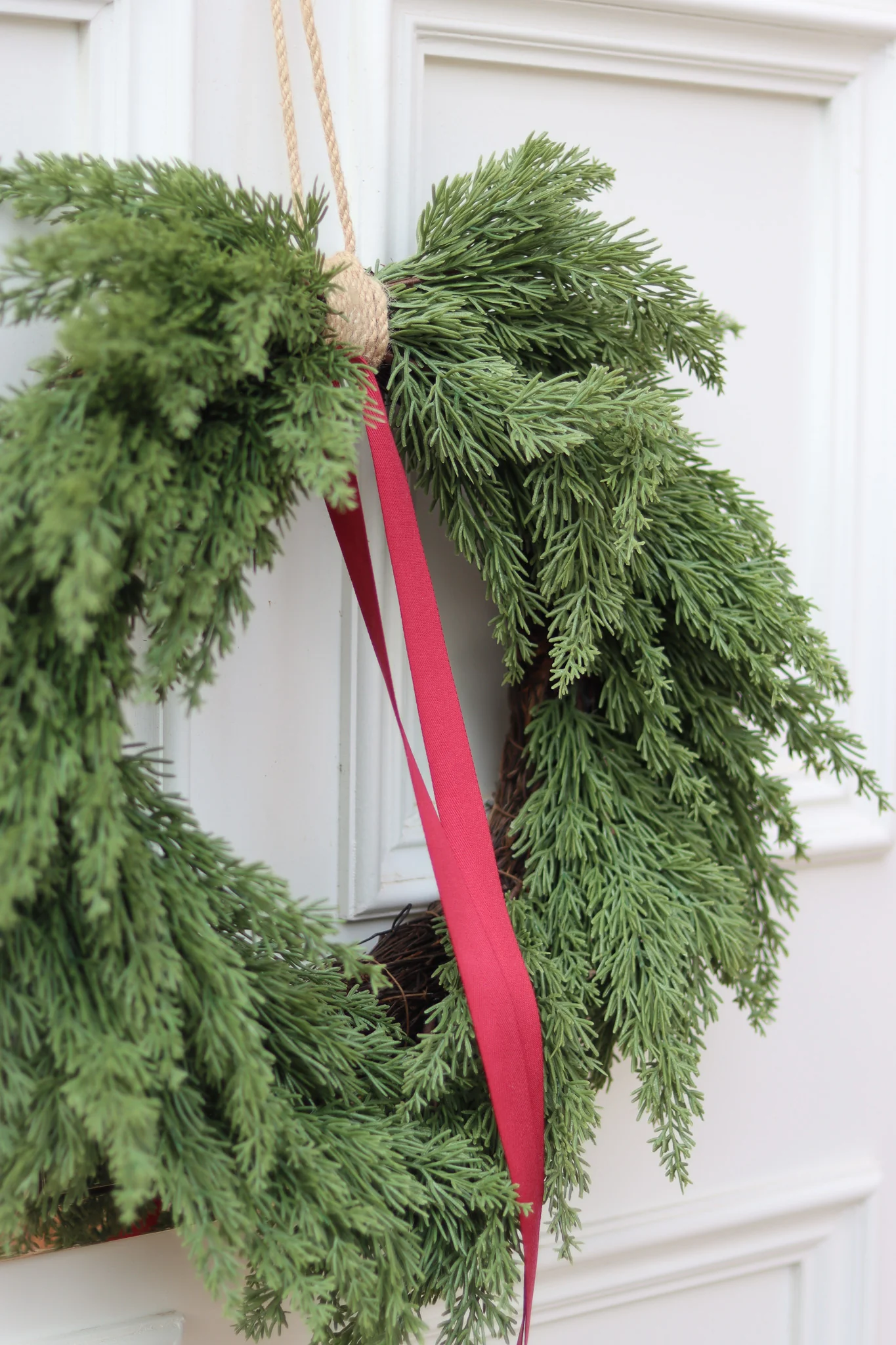 Faux Christmas Wreath - Conifer - Image 6