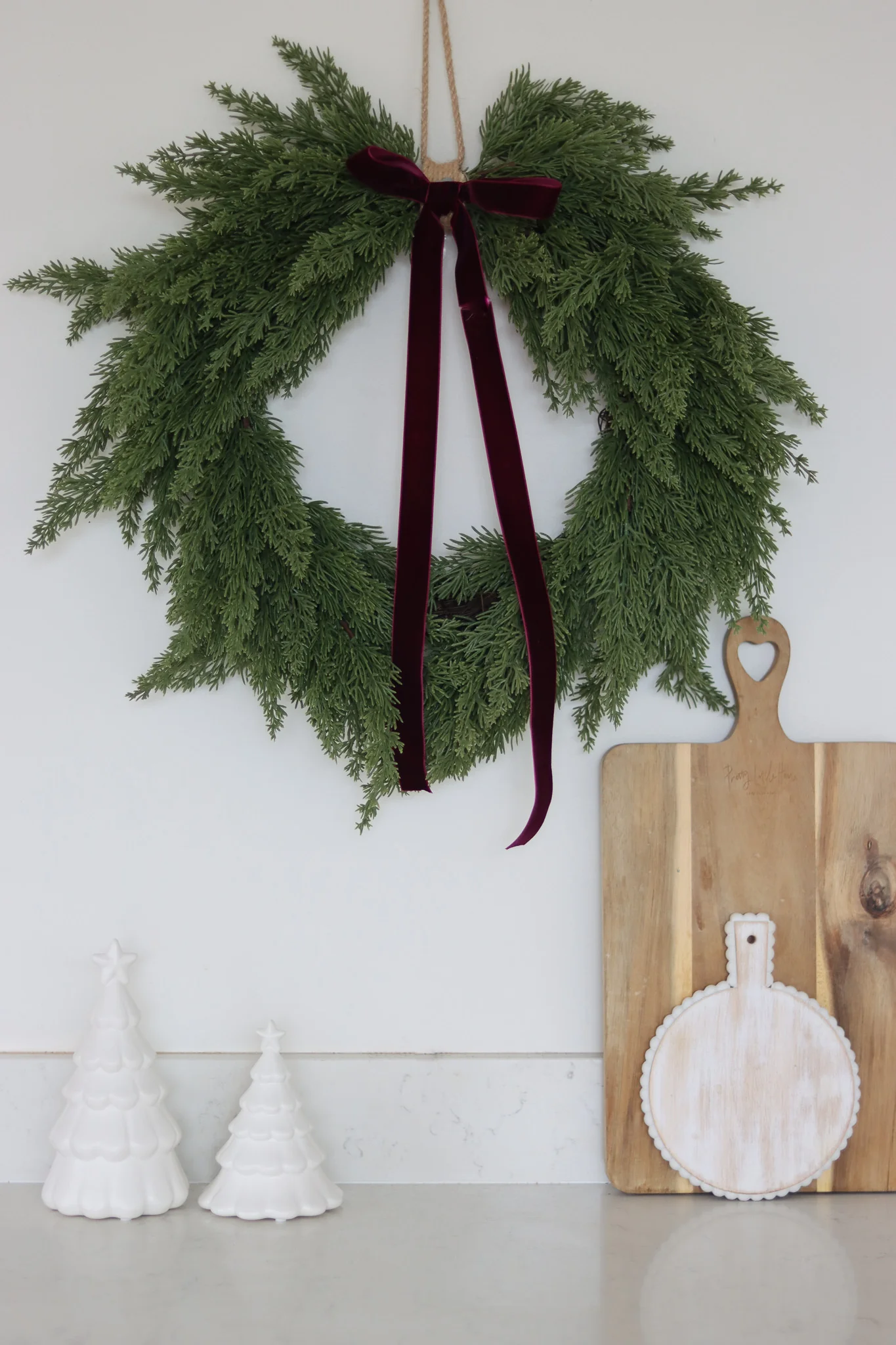 Faux Christmas Wreath - Conifer - Image 7