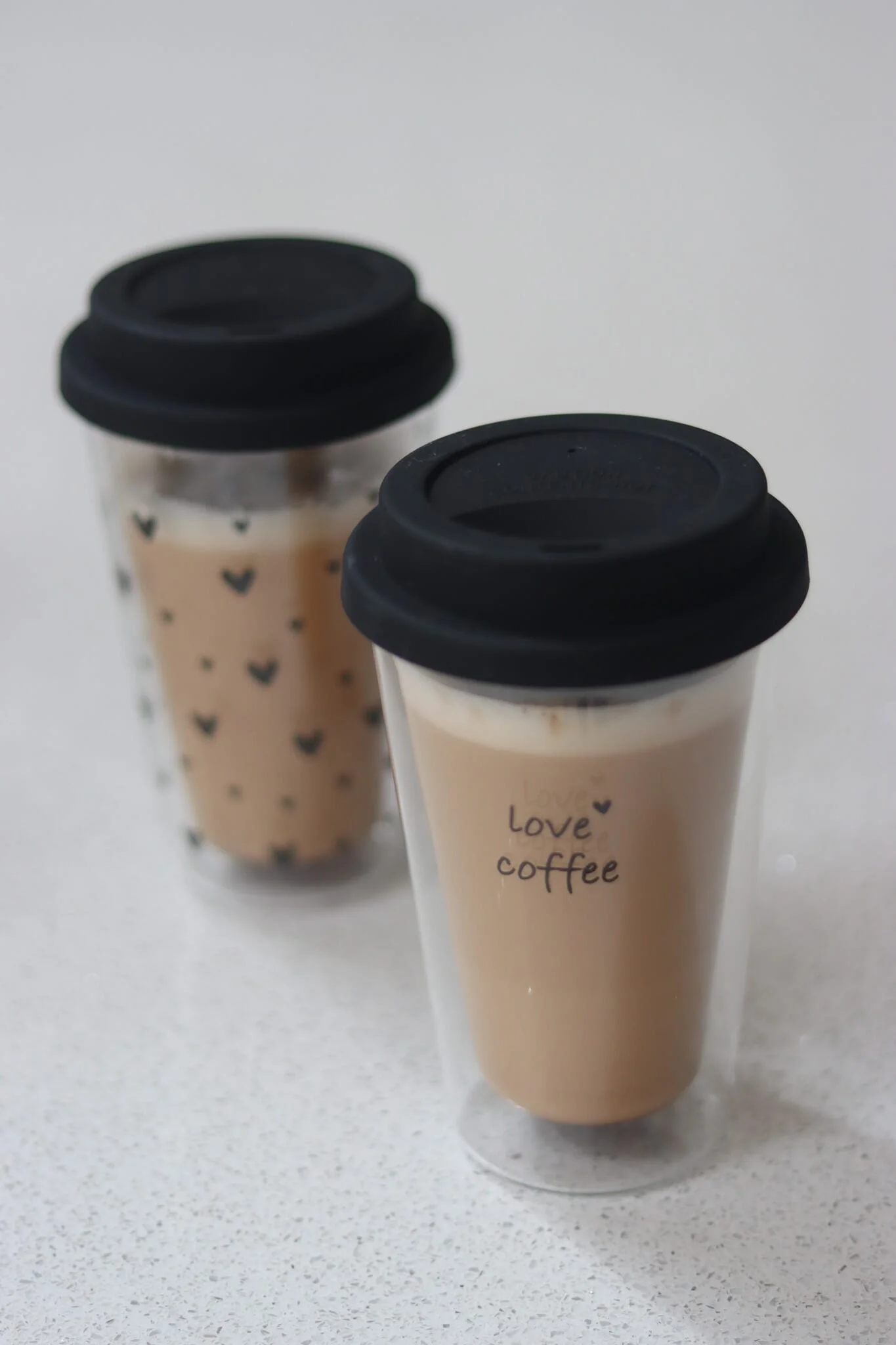 Double Walled Glass Coffee Travel Mug - Image 4