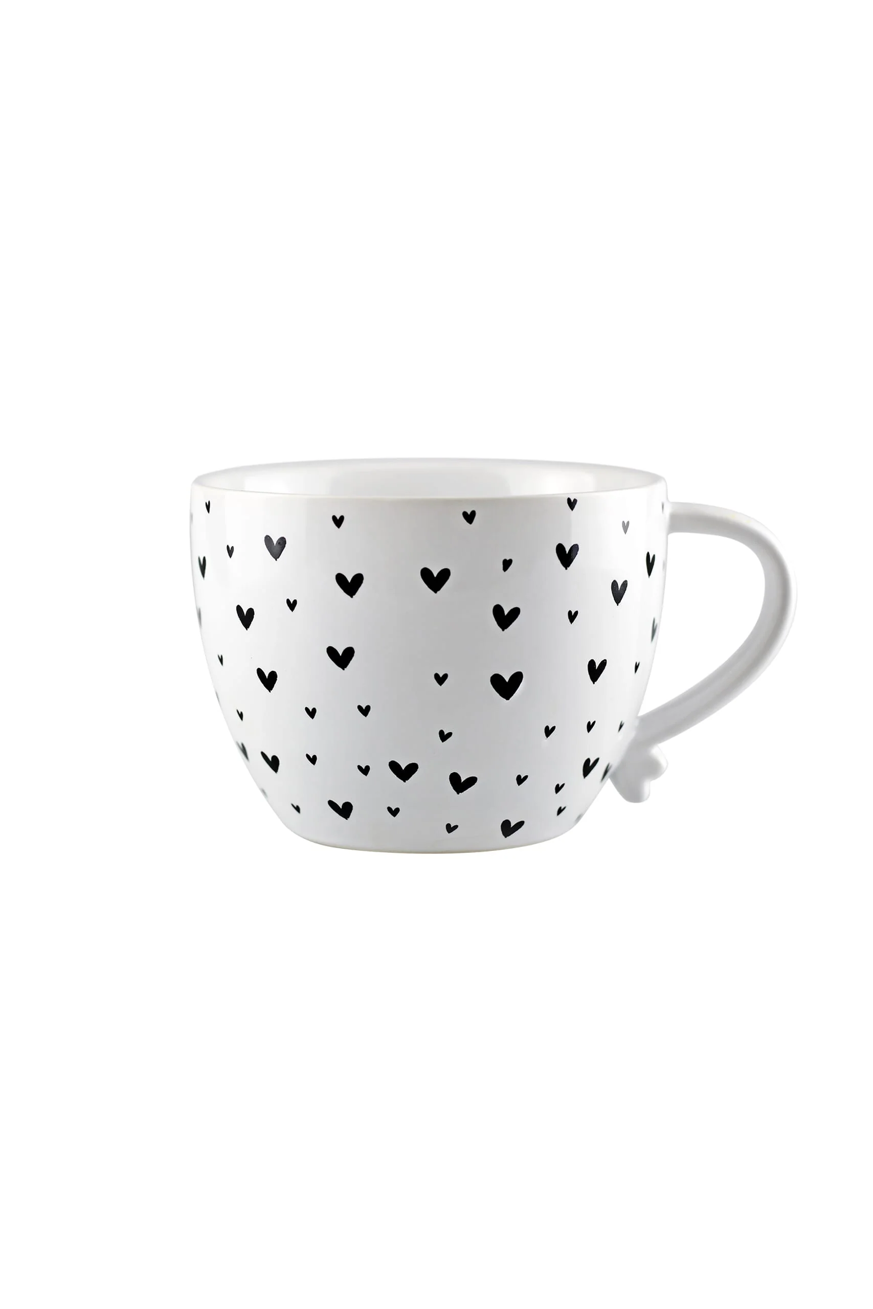 Heart Handled Ceramic Mug - Small Multi Heart - Image 4