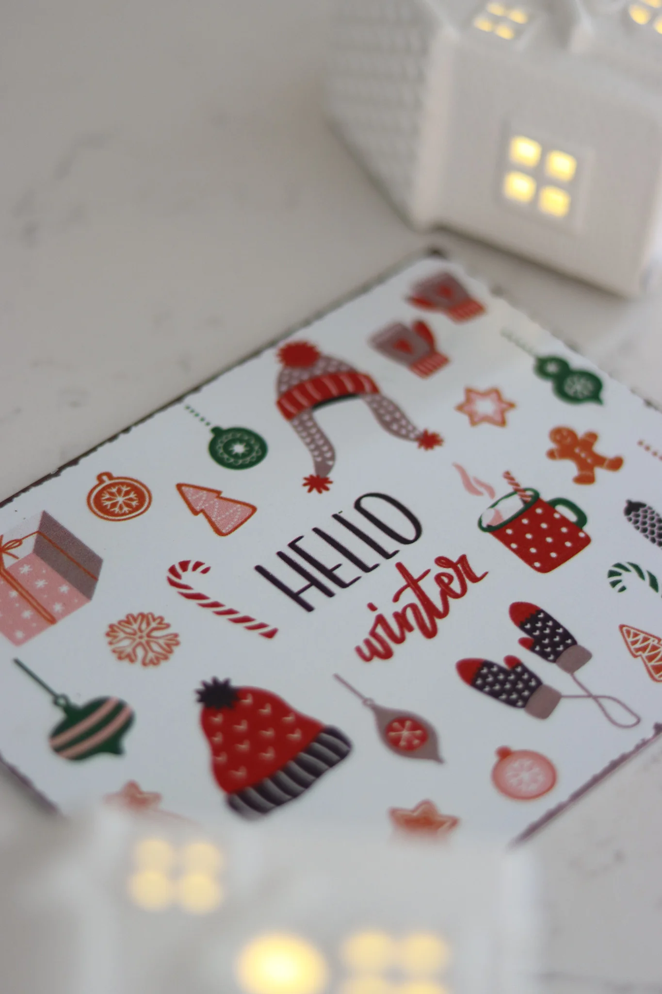 Hello Winter Metal Sign - Image 4