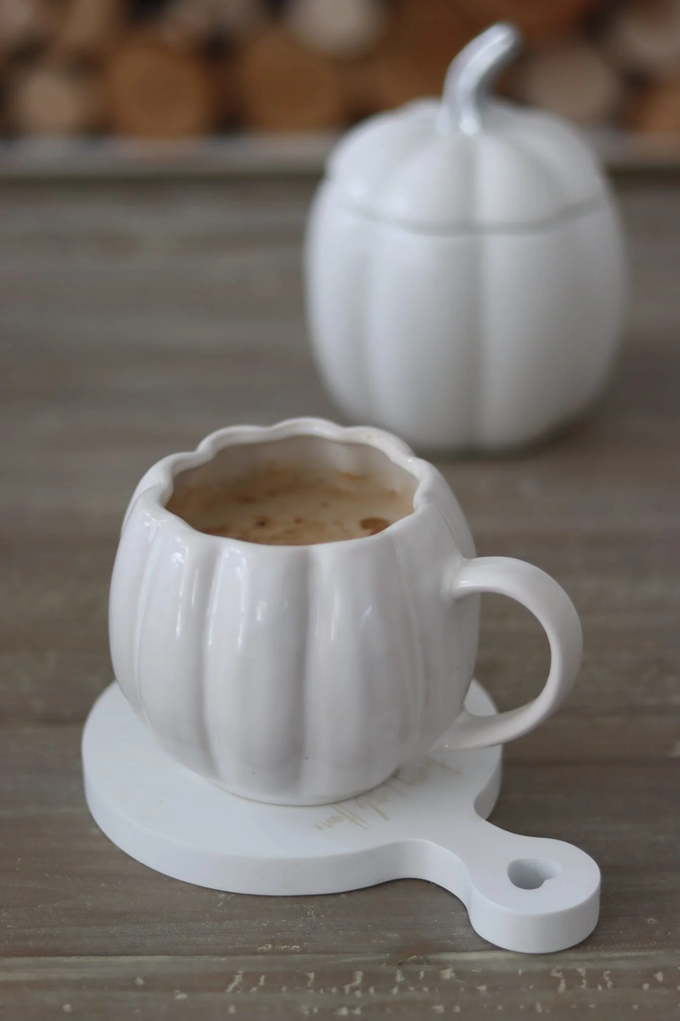 Large Pumpkin Mug - Glazed - Image 2
