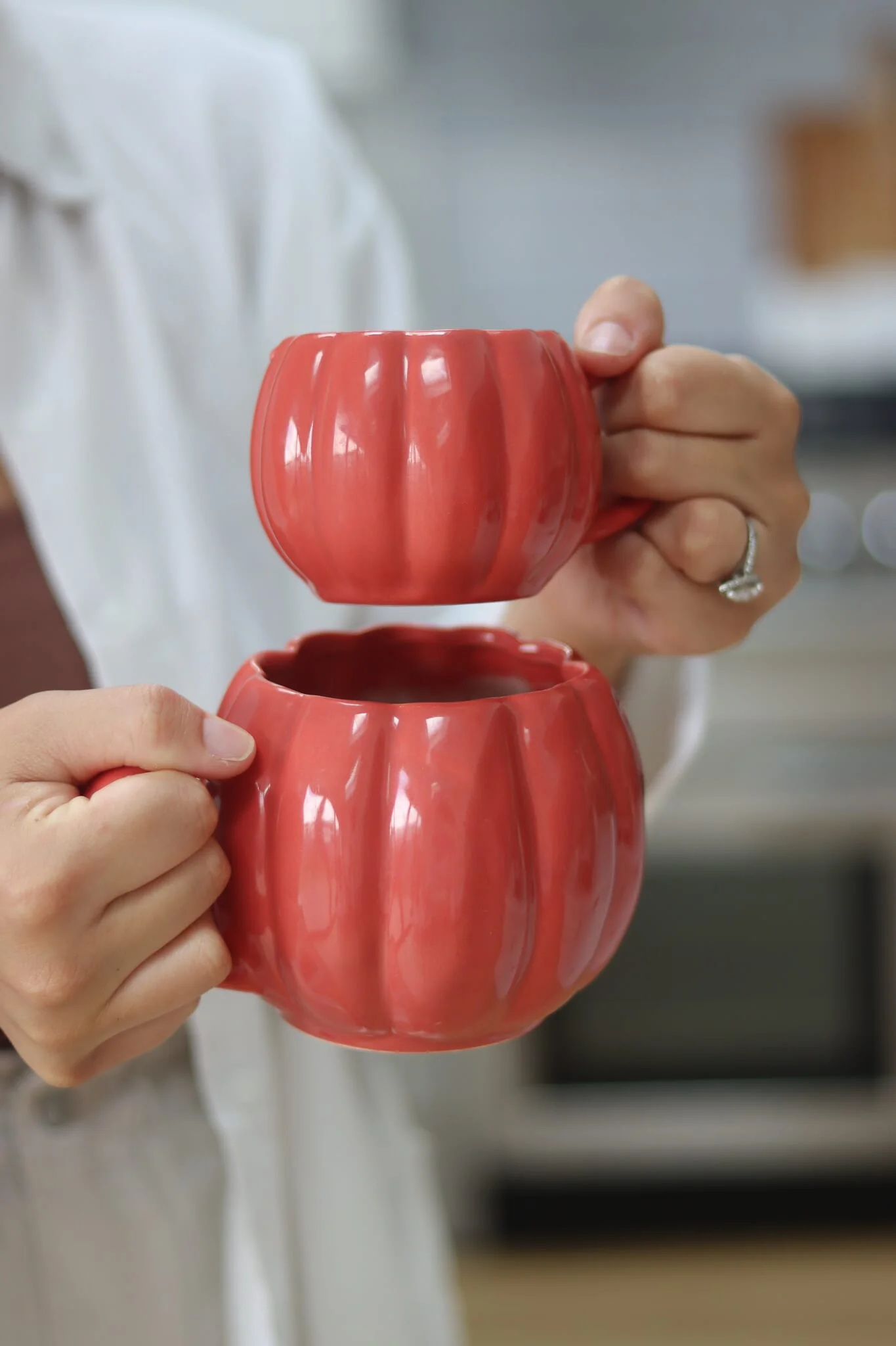 Mini Pumpkin Mug - Apricot - Image 2