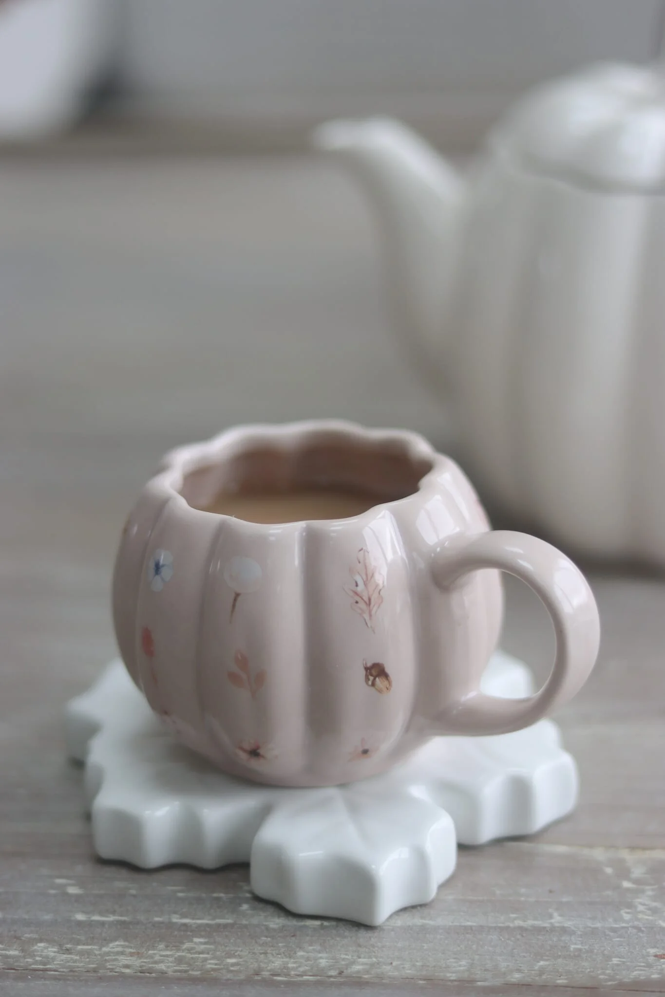 Mini Pumpkin Mug - Autumn Autumnal Art 2 - Image 4