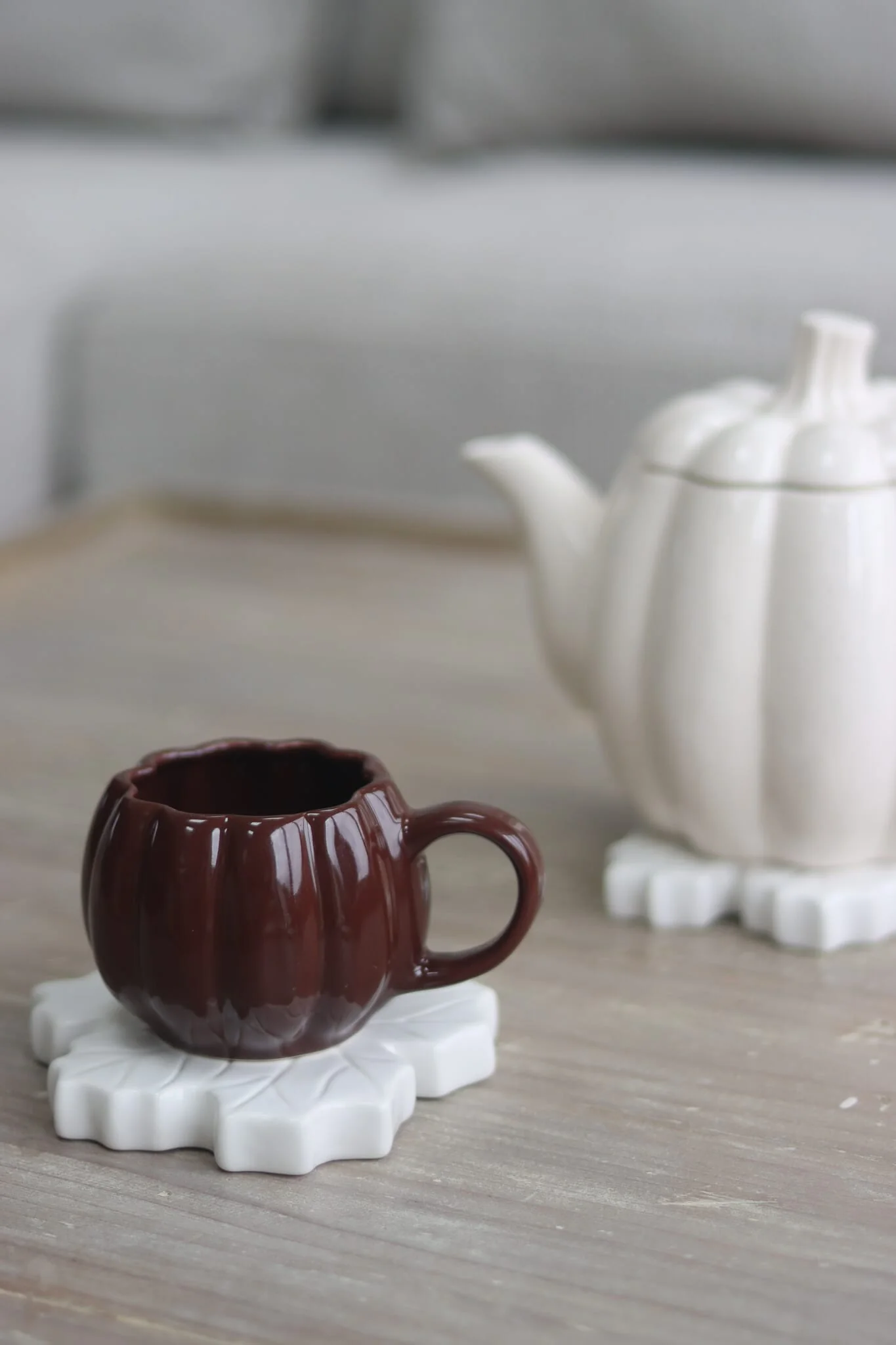 Mini Pumpkin Mug - Brown - Image 2
