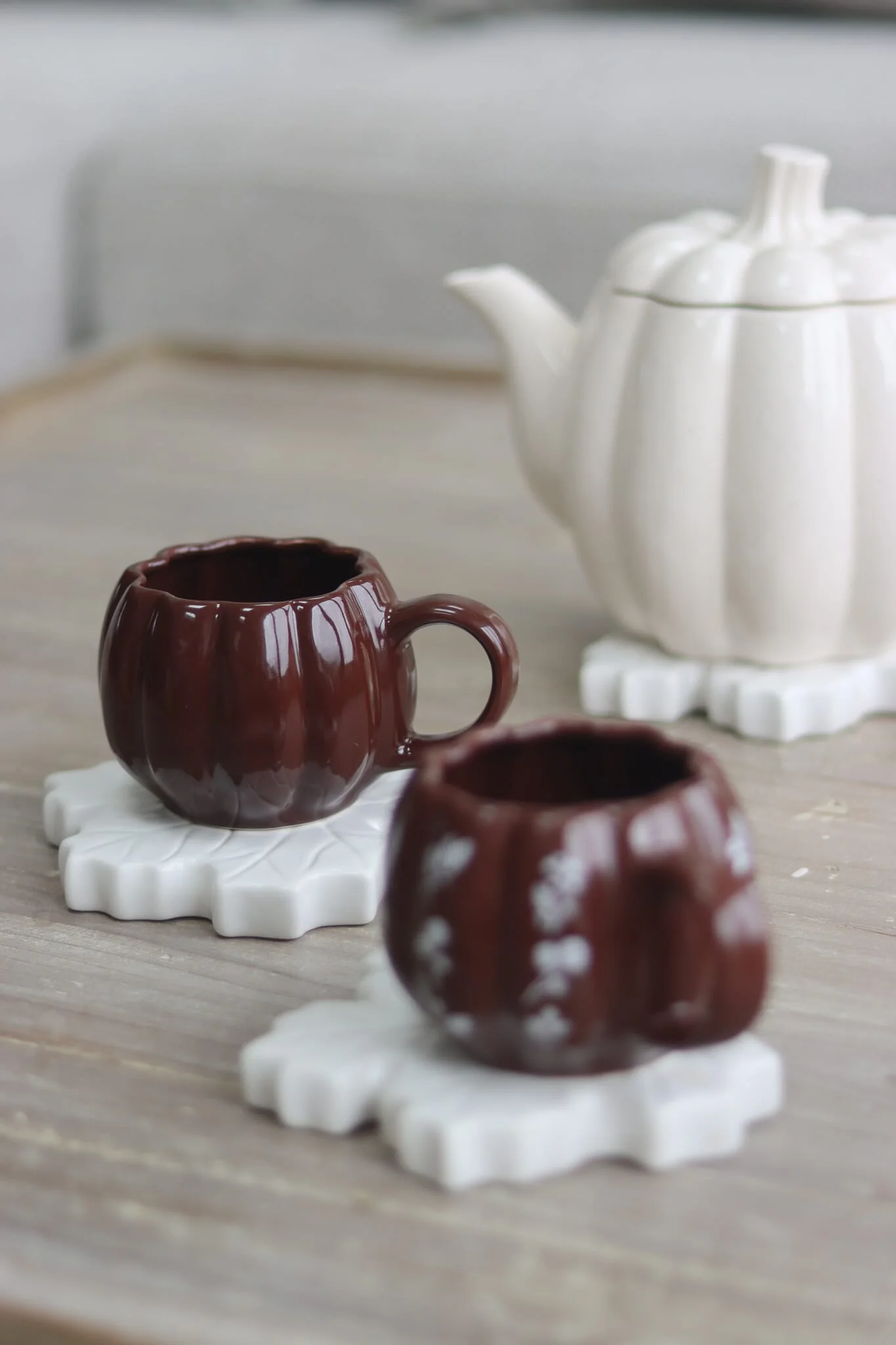 Mini Pumpkin Mug - Brown - Image 3