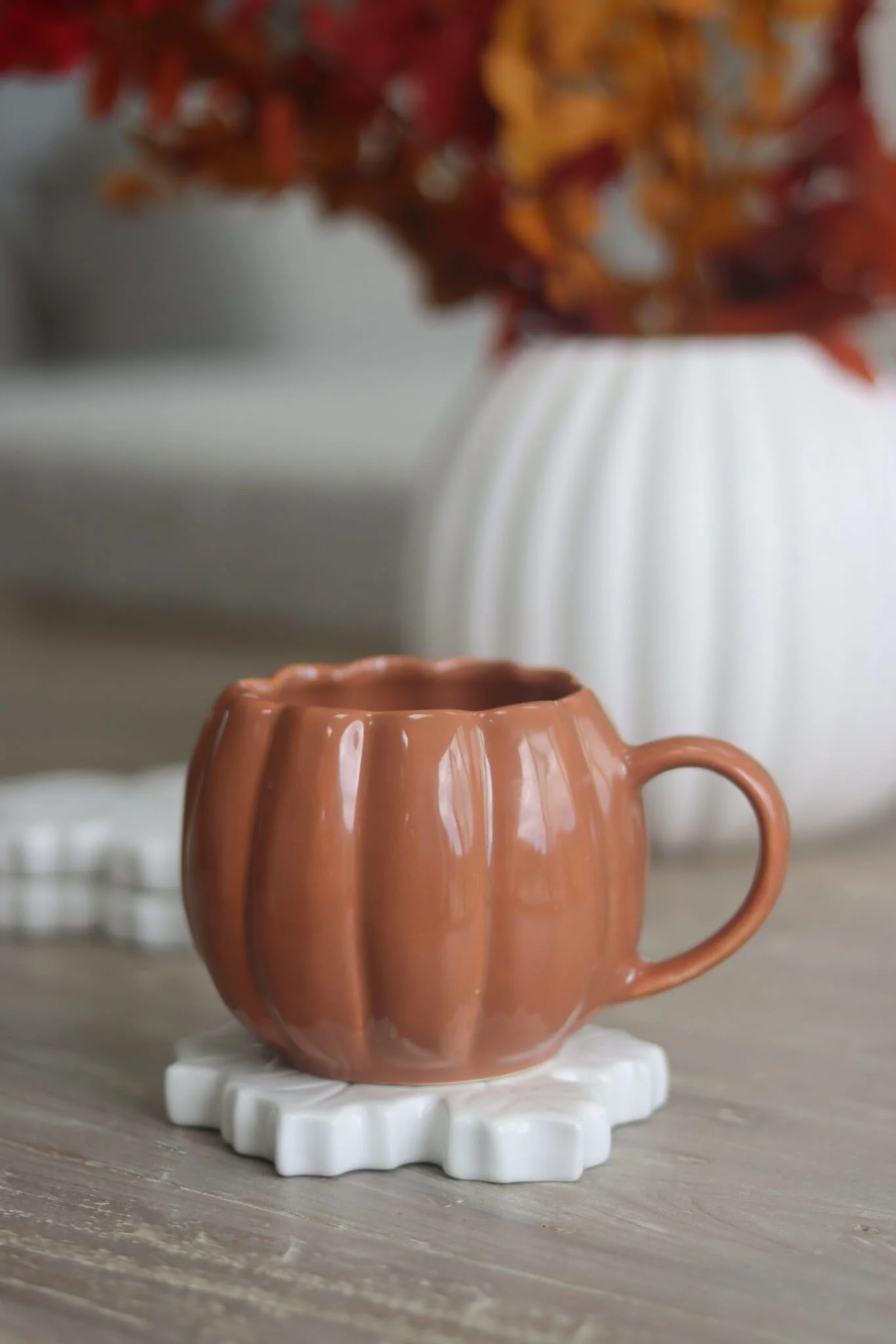 Mini Pumpkin Mug - Mocha - Image 2