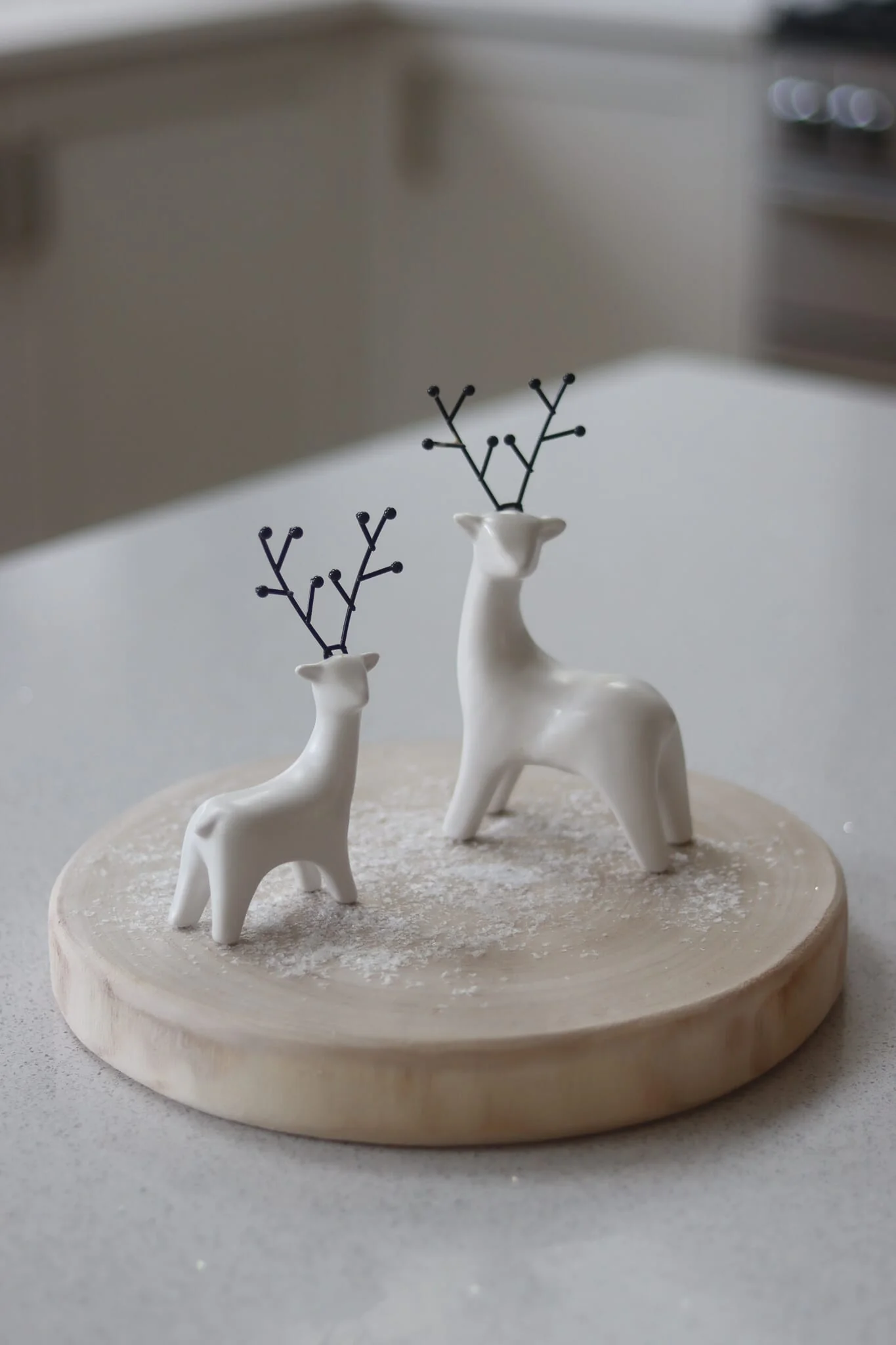 Set Of 2 Deers - Matt White - Image 4