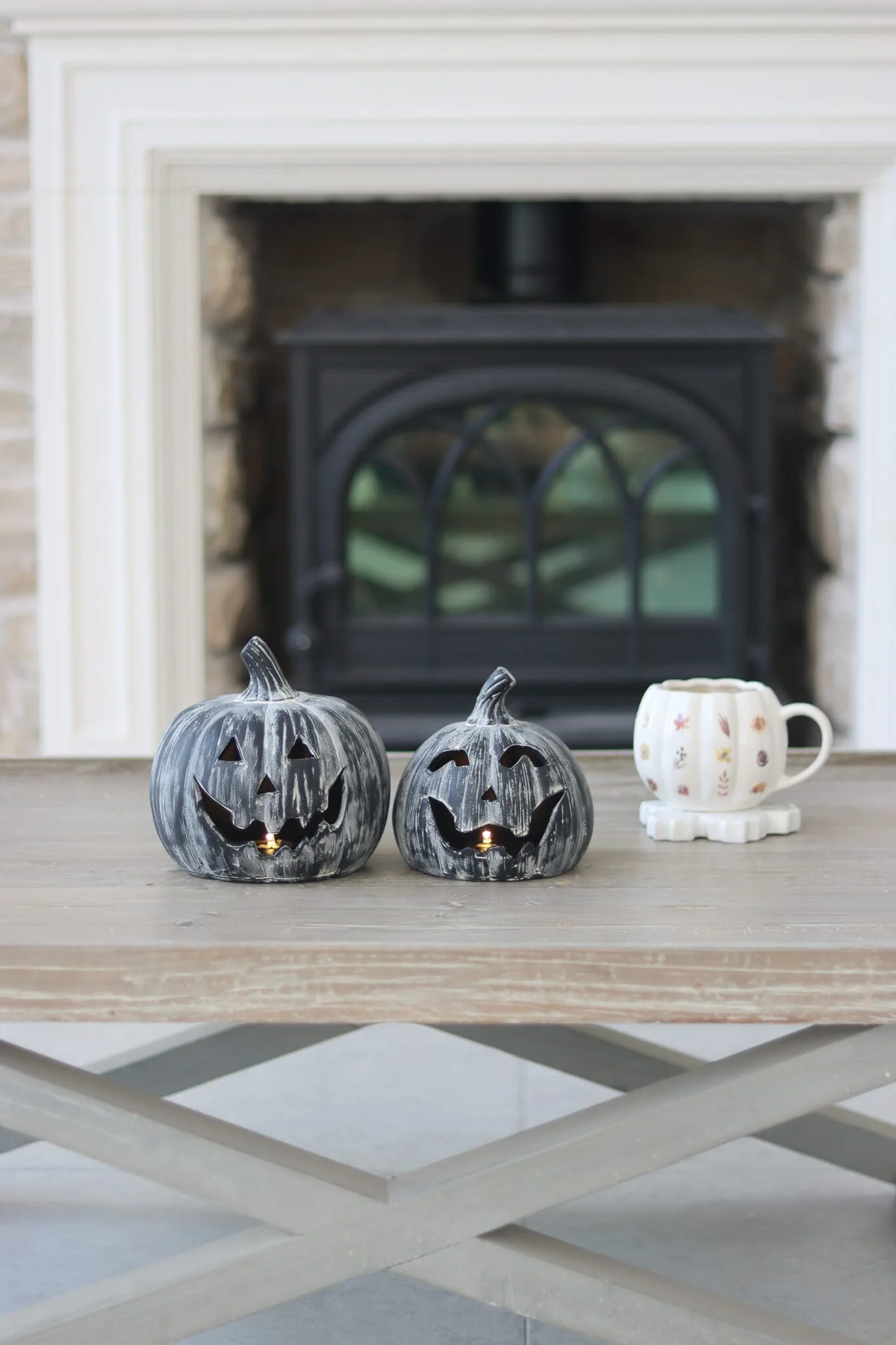 Set of 2 Jack O Lanterns – Black - Image 2