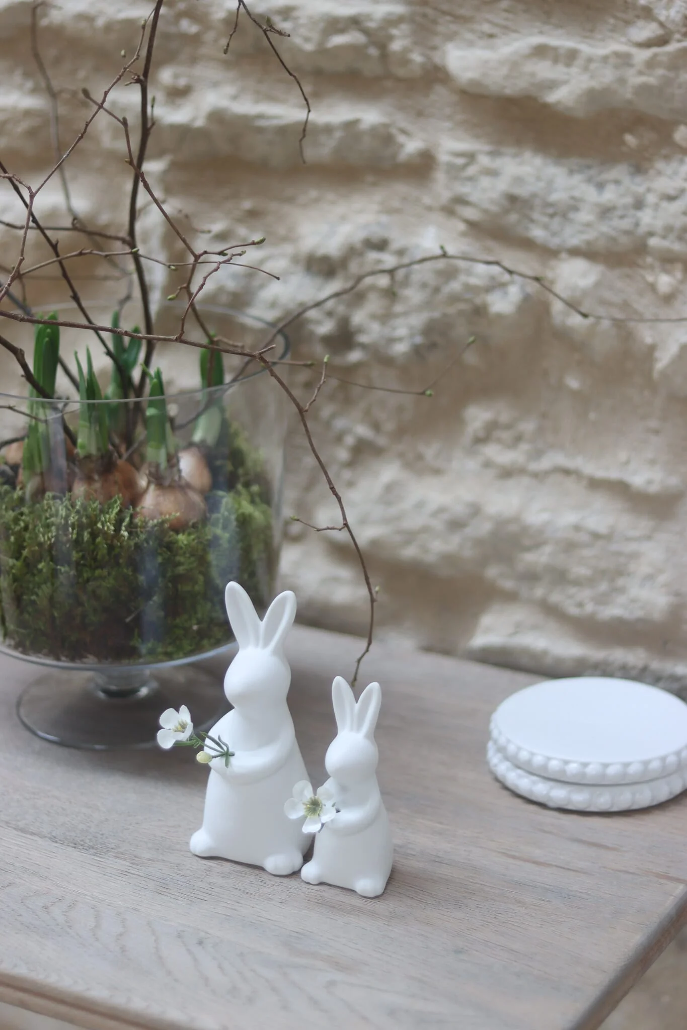 Set of 2 Standing Easter Bunnies - Image 3