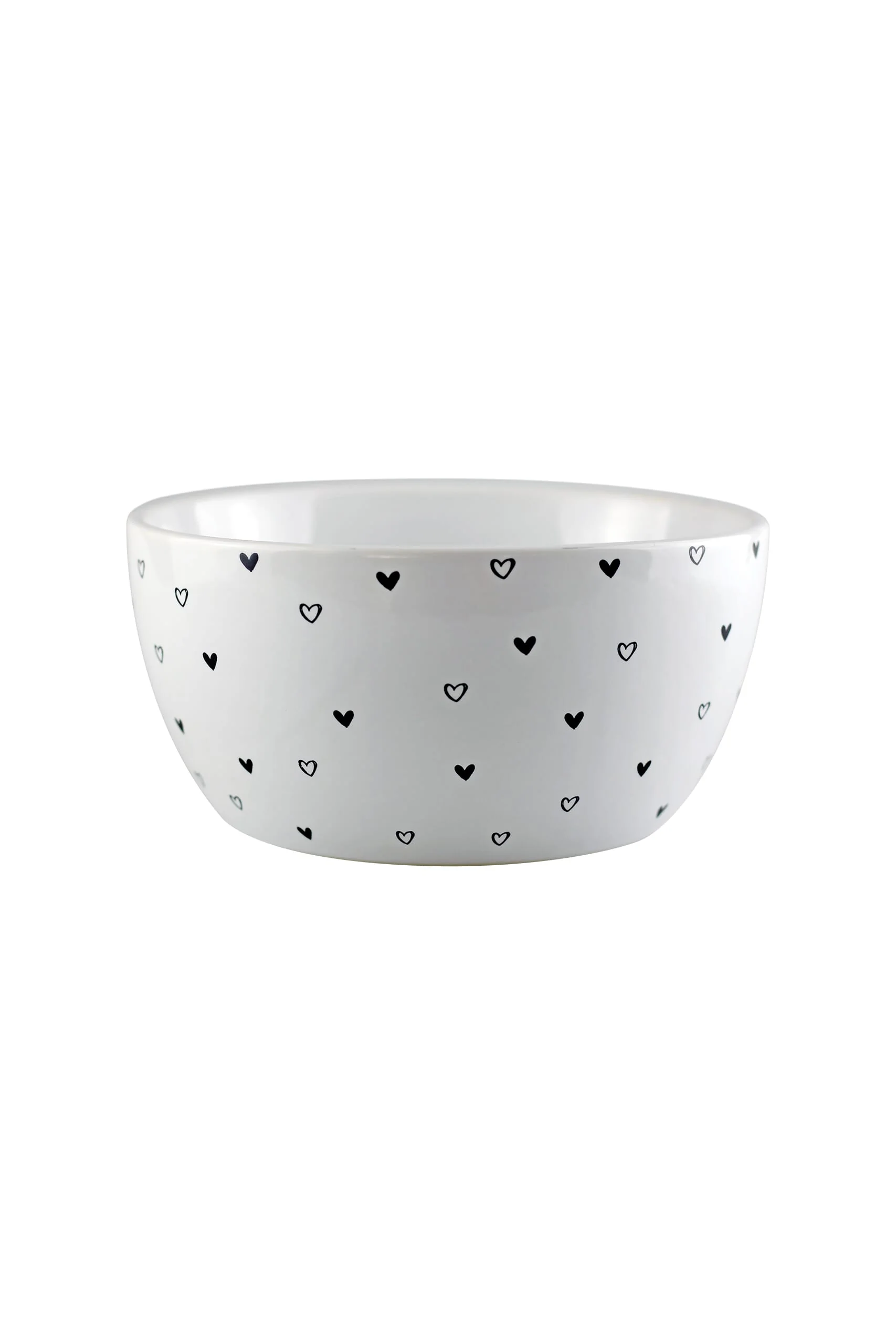 Ceramic Bowl - Multi Hearts Dots - Image 5