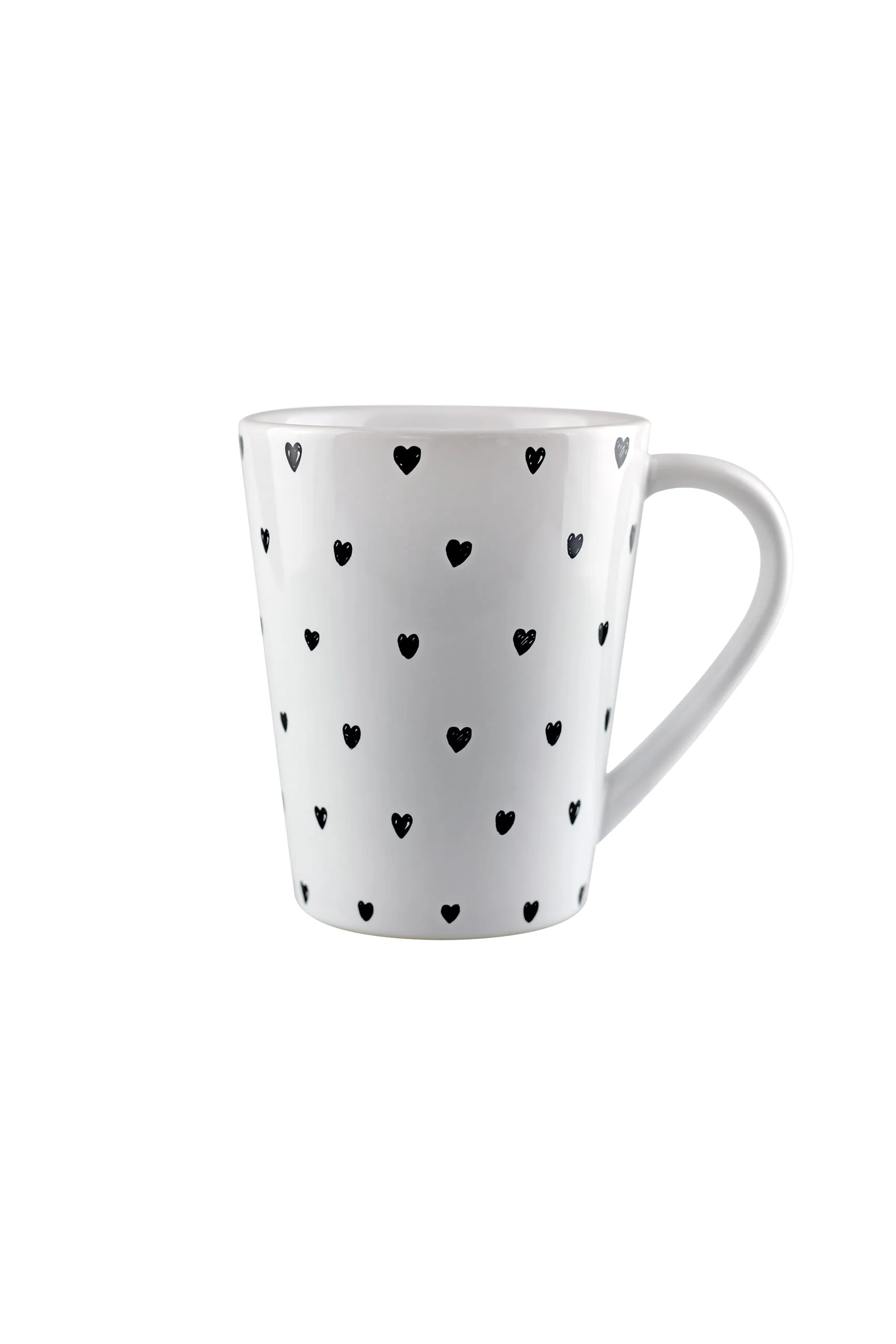 Tall Stoneware Mug - MultiHearts - Image 4