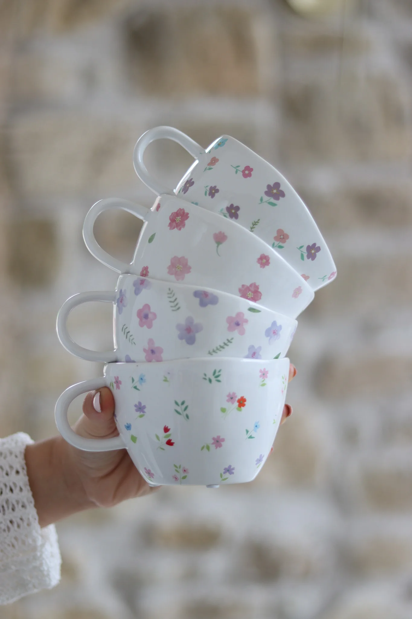 White Beaded Summer Mug Bundle - Image 2